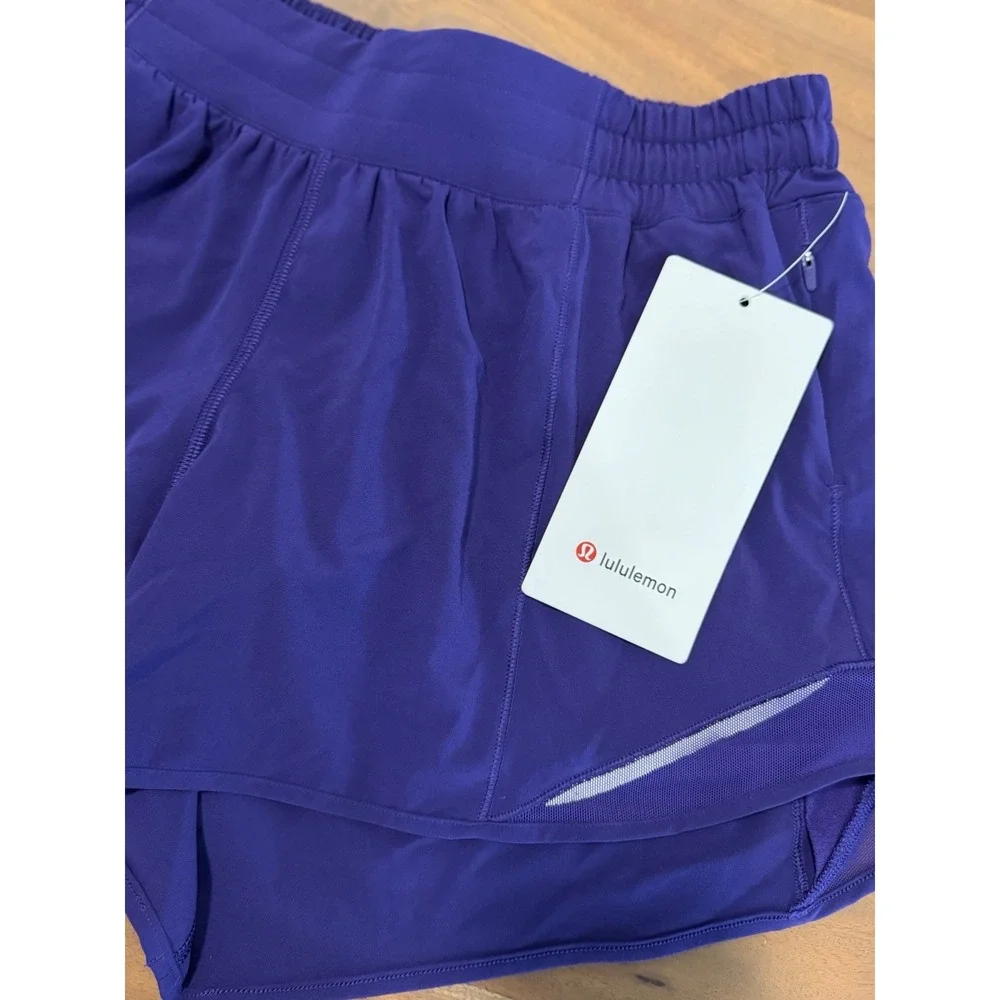 NEW Women Lululemon Hotty Hot LR Low-Rise Lined Short 4